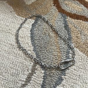 Silver chain necklace